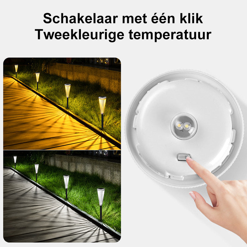Solarleuchten für Gartenpfade