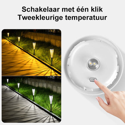 Solarleuchten für Gartenpfade