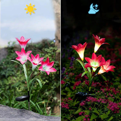 SunBloom Solar-Sonnenblumen-Gartenleuchten