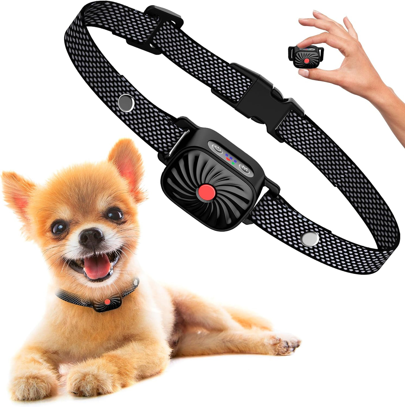 PETCALM Mini – Antibellhalsband für kleine Hunde mit Ton & Vibration