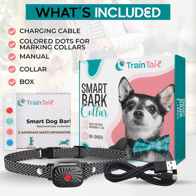 PETCALM Mini – Antibellhalsband für kleine Hunde mit Ton & Vibration