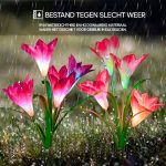 SunBloom Solar-Sonnenblumen-Gartenleuchten