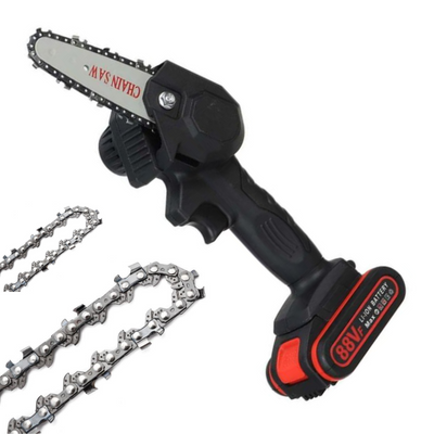 CHAINCUT PRO – Elektrische Akku-Kettensäge – Leicht & leistungsstark für Gartenarbeiten