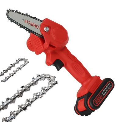 CHAINCUT PRO – Elektrische Akku-Kettensäge – Leicht & leistungsstark für Gartenarbeiten
