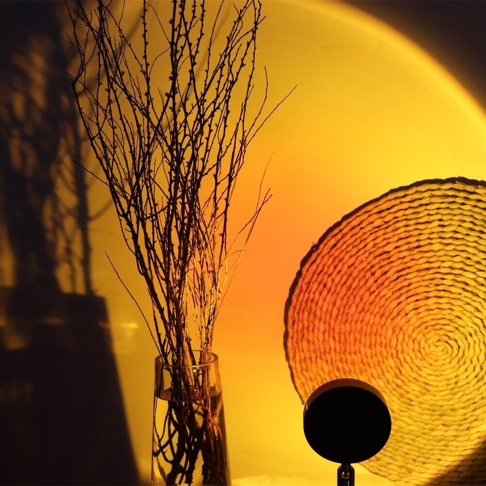 GOLDEN GLOW – Sunset Lampe für stimmungsvolles Licht & goldene Entspannung