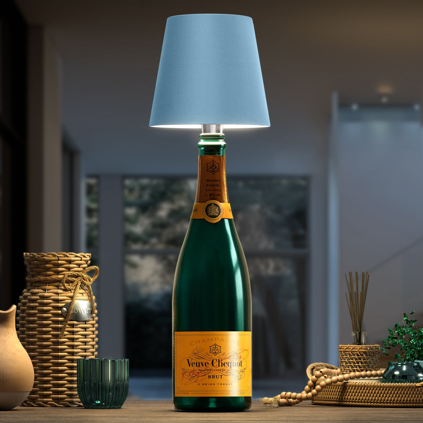 LumiBottle Kabellose Flaschenlampe – Warmweiß LED