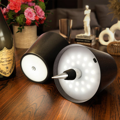 LumiBottle Kabellose Flaschenlampe – Warmweiß LED