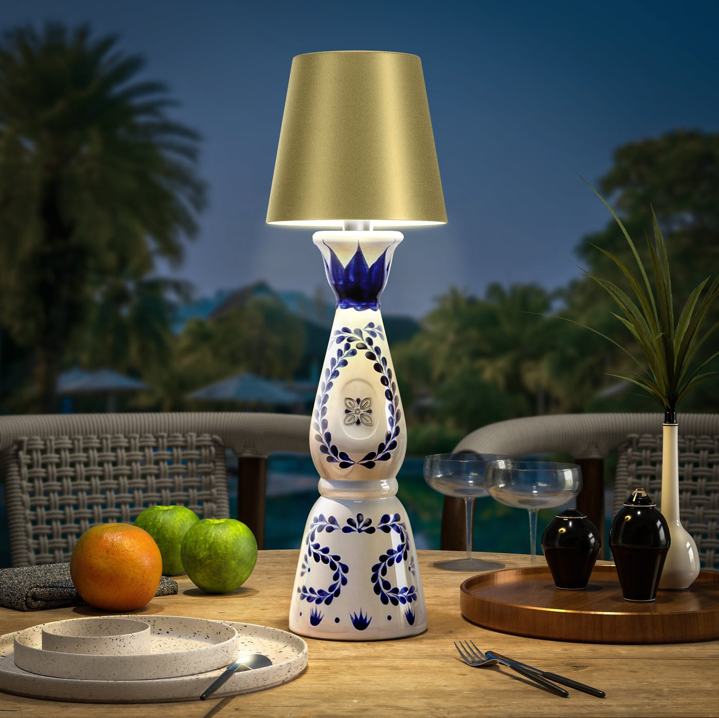 LumiBottle Kabellose Flaschenlampe – Warmweiß LED
