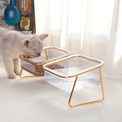 PETCHIC – Erhöhter Futternapf für gesunde Fresshaltung bei Katzen & kleinen Hunden
