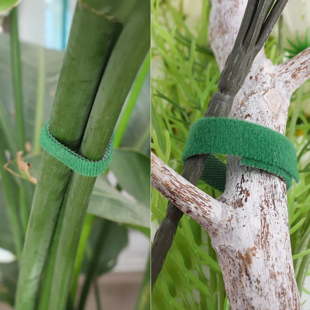 Nylon Kabelbinder – Wiederverwendbar und Selbstklebend für Gartenpflege