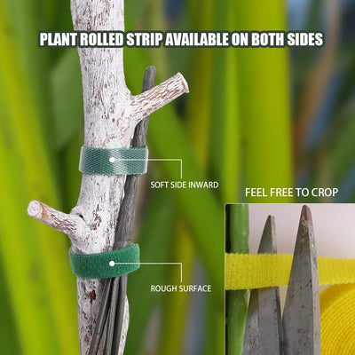 Nylon Kabelbinder – Wiederverwendbar und Selbstklebend für Gartenpflege