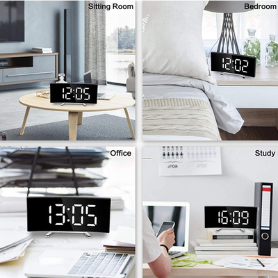 Curve-Clock | Gebogener LED-Digitalwecker