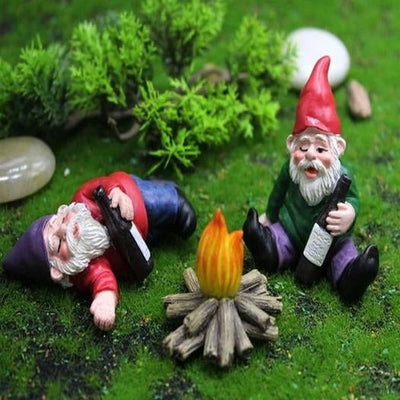 TipsyGnomes Lustige Betrunkene Gartenzwerge