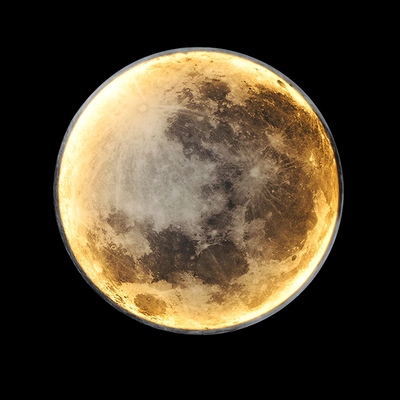 LunarGlow | Elegante LED-Mondlicht-Wandleuchte