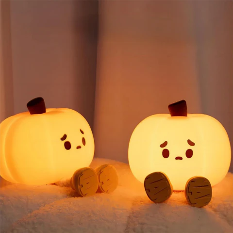 GlowBuddy – Kürbis-Nachtlampe für Kinder